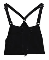 Norröna Men Accessories Flex1 Ski/Snowboard Zip - in Bib – Caviar Black - Alpingaraget