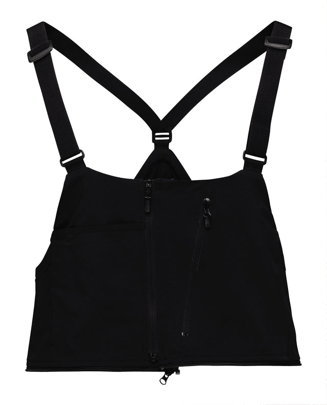 Norröna Men Accessories Flex1 Ski/Snowboard Zip - in Bib – Caviar Black - Alpingaraget