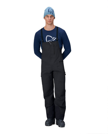 Norröna Men Møre Flex1 Bib – Caviar Black - Alpingaraget