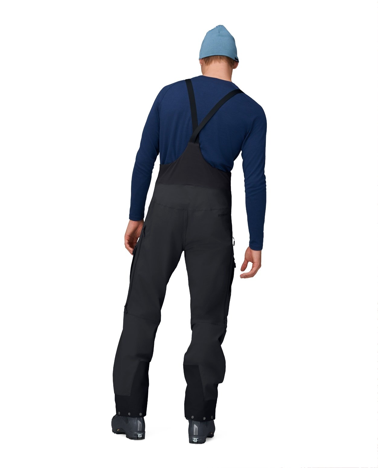 Norröna Norröna Men møre flex1 Bibs - Caviar Black Svart