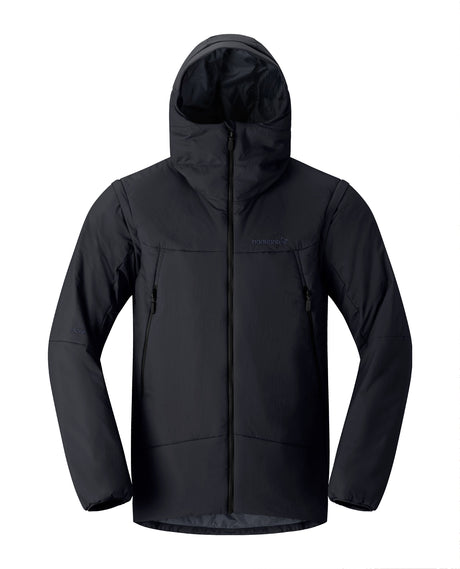 Norröna Men Møre Thermo60 Aero200 Jacket – Caviar Black - Alpingaraget
