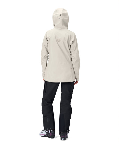 Norröna Women Møre Gore - Tex Jacket – Oatmeal - Alpingaraget