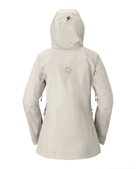 Norröna Women Møre Gore-Tex Jacket – Oatmeal - Alpingaraget