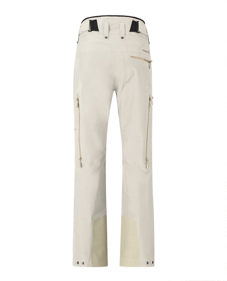Norröna Women Lofoten Gore-Tex Pants - Oatmeal - Alpingaraget