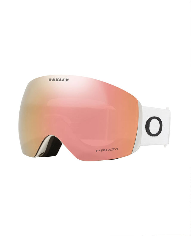 Oakley Flight Deck L - Matte White/Prizm Snow Rose Gold Iridium - Alpingaraget
