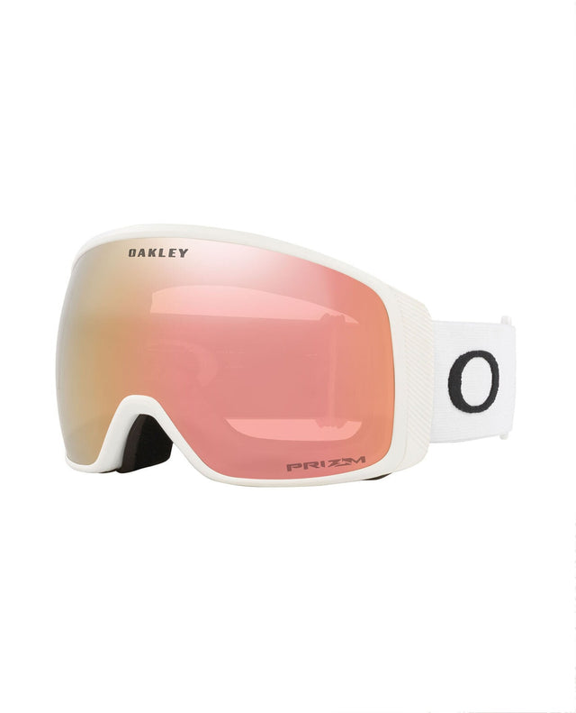 Oakley Flight Tracker L - Matte White/Prizm Snow Rose Gold Iridium - Alpingaraget