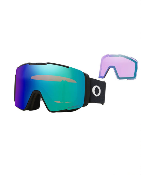 Oakley Line Miner Pro L - Matte Black/Prizm Snow Argon Iridium+Iced Iridium - Goggles - Alpingaraget