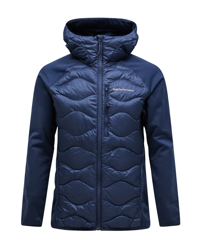 Peak Performance Men Helium Down Hybrid Hood - Blue Shadow  Alpingaraget