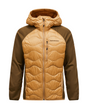 Peak Performance Men Helium Down Hybrid Hood - Sierra Sand / Meadow Moss  Alpingaraget