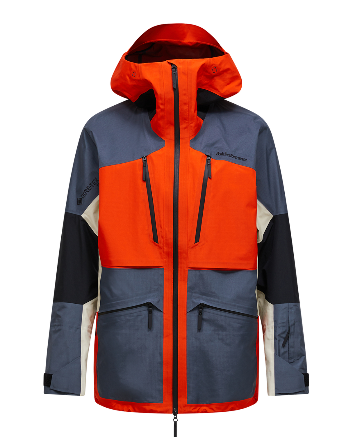 Peak Performance Men Vertical Gore-Tex Pro Jacket - Solar Burst / Mountain Mist  Alpingaraget