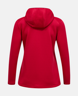 Peak Performance Women Trail Polartec Zip Hood - Tech Burgundy  Alpingaraget