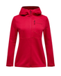 Peak Performance Women Trail Polartec Zip Hood - Tech Burgundy  Alpingaraget