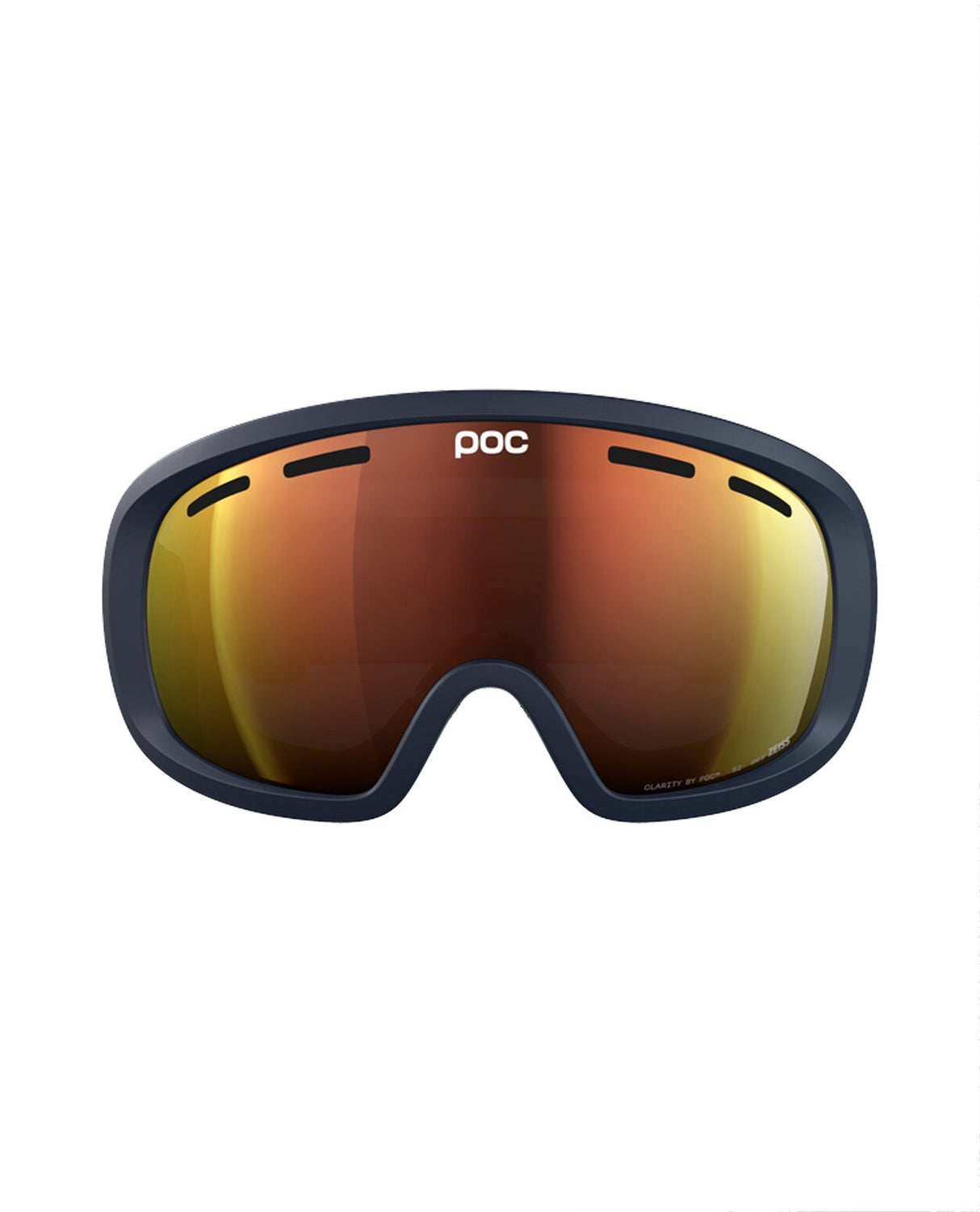 POC Fovea Mid - Apatite Navy/Partly Sunny Orange - Goggles - Alpingaraget