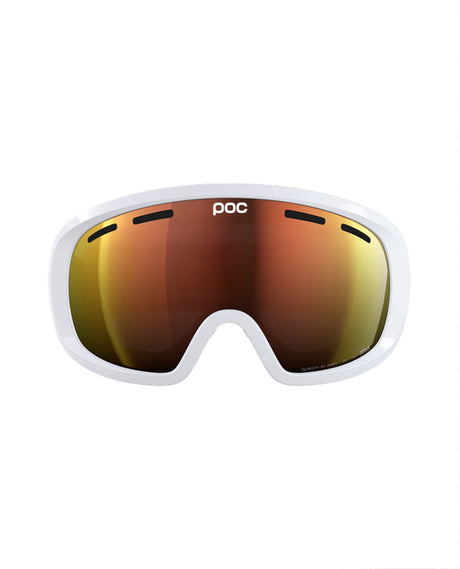 POC Fovea Mid - Hydrogen White/Partly Sunny Orange - Goggles - Alpingaraget