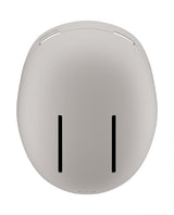 Salomon Brigade Index skidhjälm i Grey Violet, sedd uppifrån. Oval passform, finns i storlek S-L.