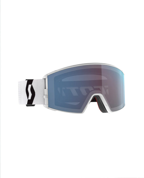Scott React - Mineral White Black/Enhancer Blue Chrome +extra li 