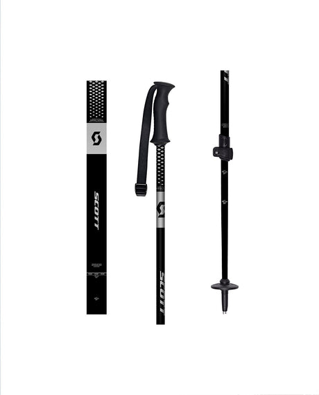 Scott Junior Pole Element Adjustable - Black  Alpingaraget
