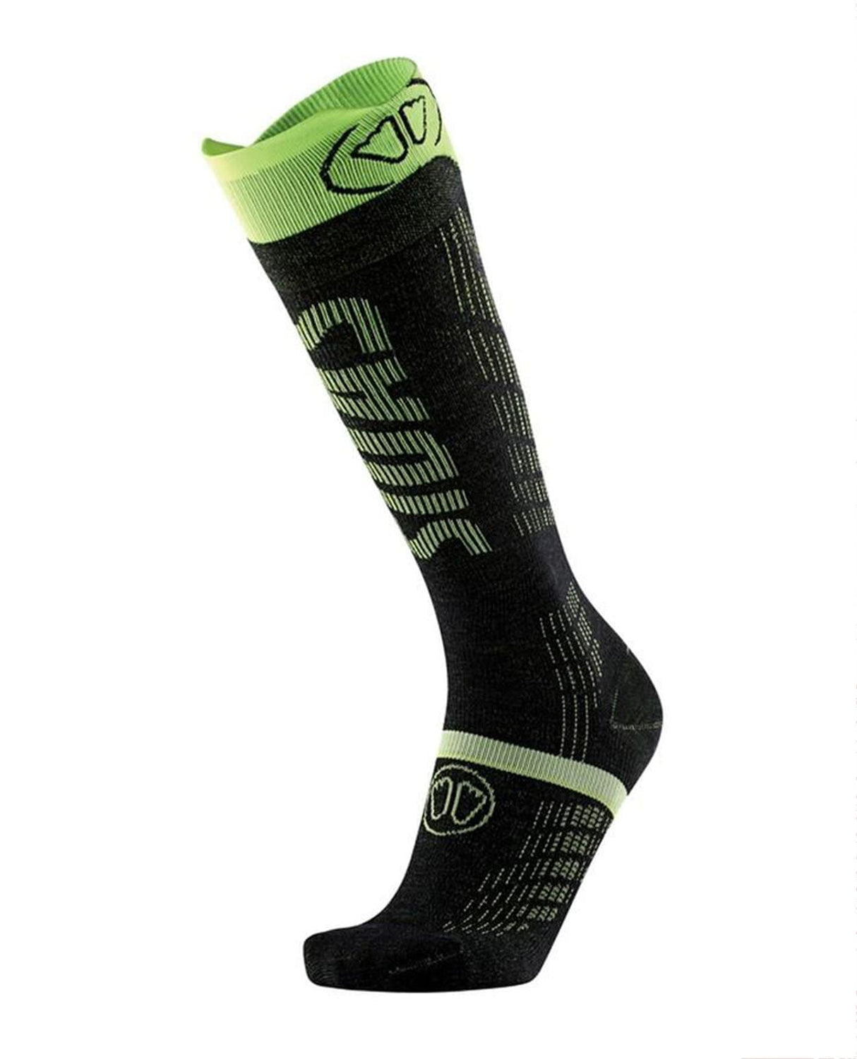 Sidas Ski Ultrafit Socks - Svart Gul - Alpingaraget
