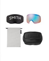Smith 4D Mag S - White Chunky Knit/Chromapop Sun Platinum Mirror + Extra Lins  Alpingaraget