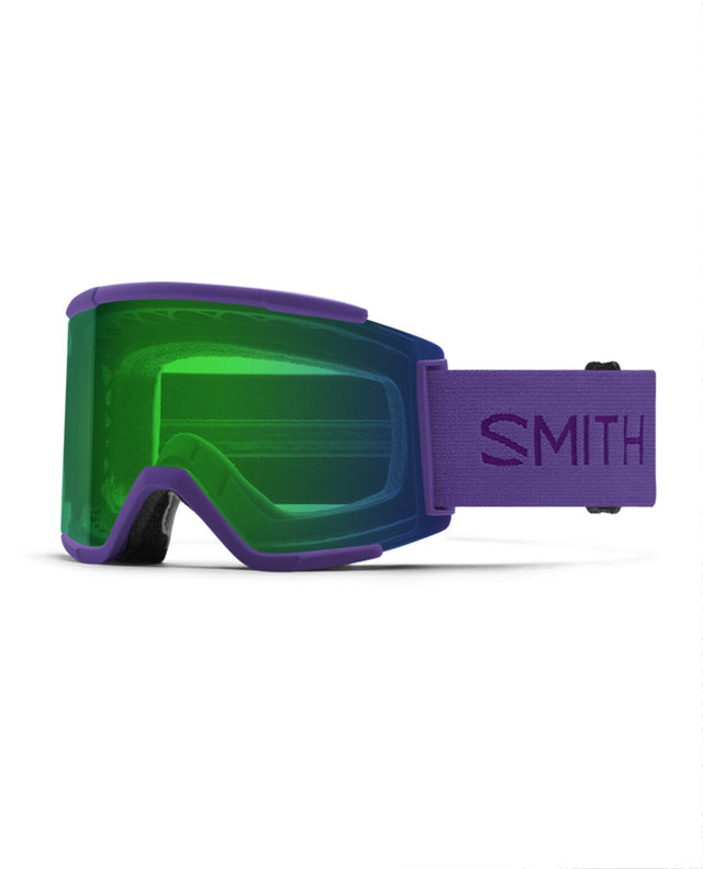 Smith Squad XL - Purple Haze/Chromapop Everyday Green Mirror + Extra Lins - Alpingaraget
