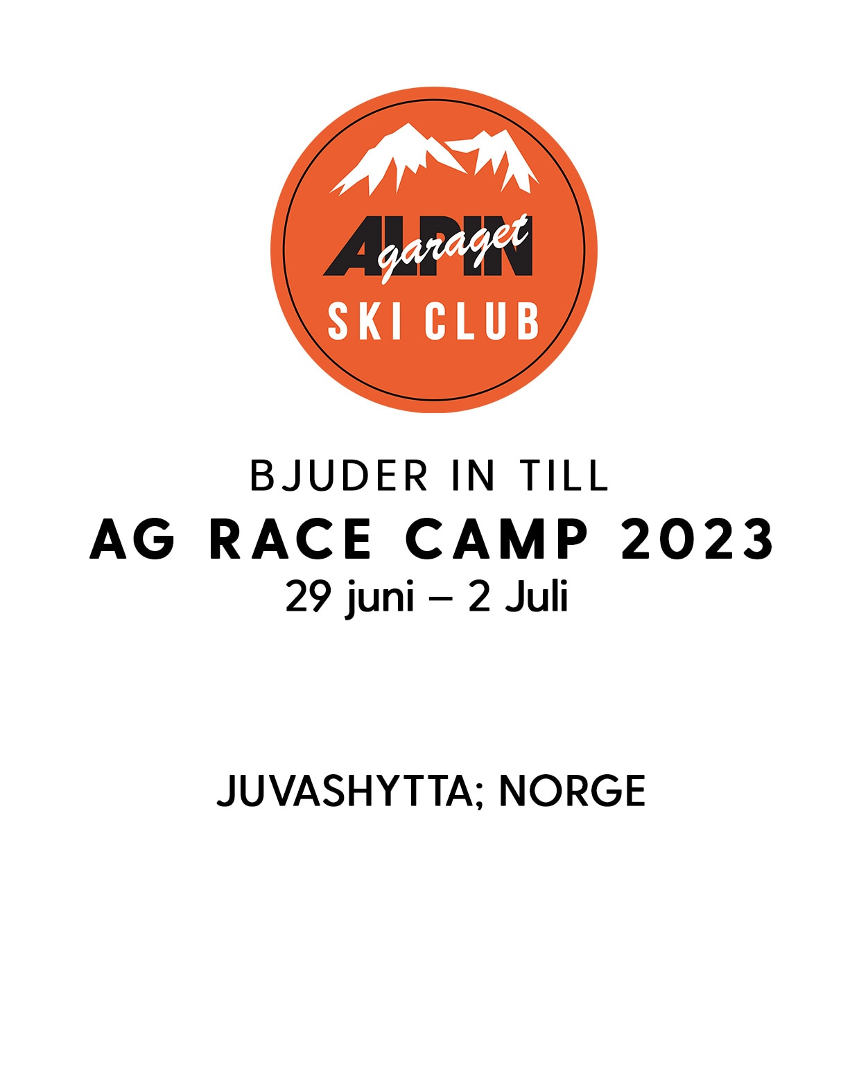 AG RACE CAMP 2023