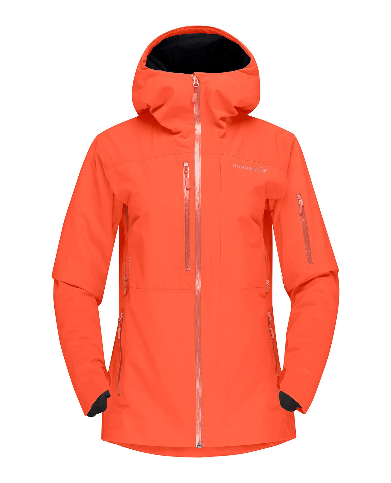 Norröna W Lofoten Gore-Tex Insulated Jacket Orange Alert