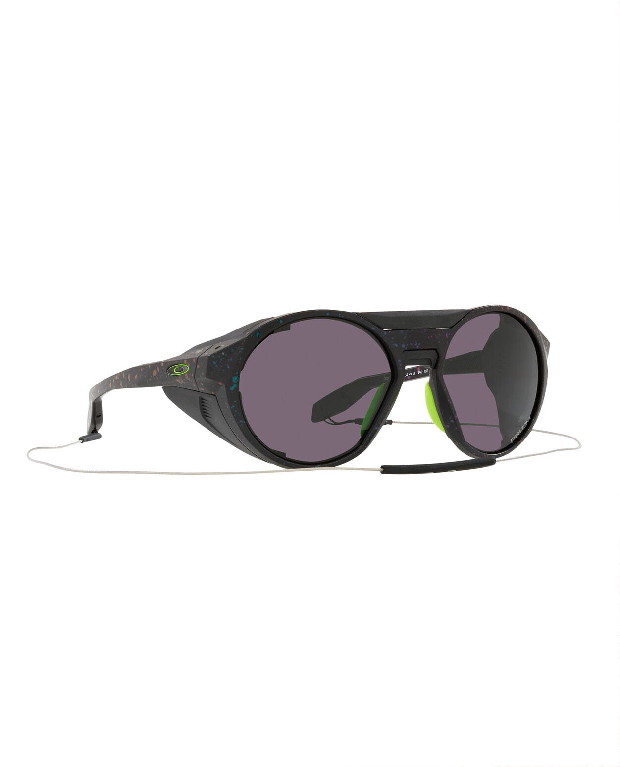 Oakley Clifden Black Green Purple Splatter/Prizm Grey