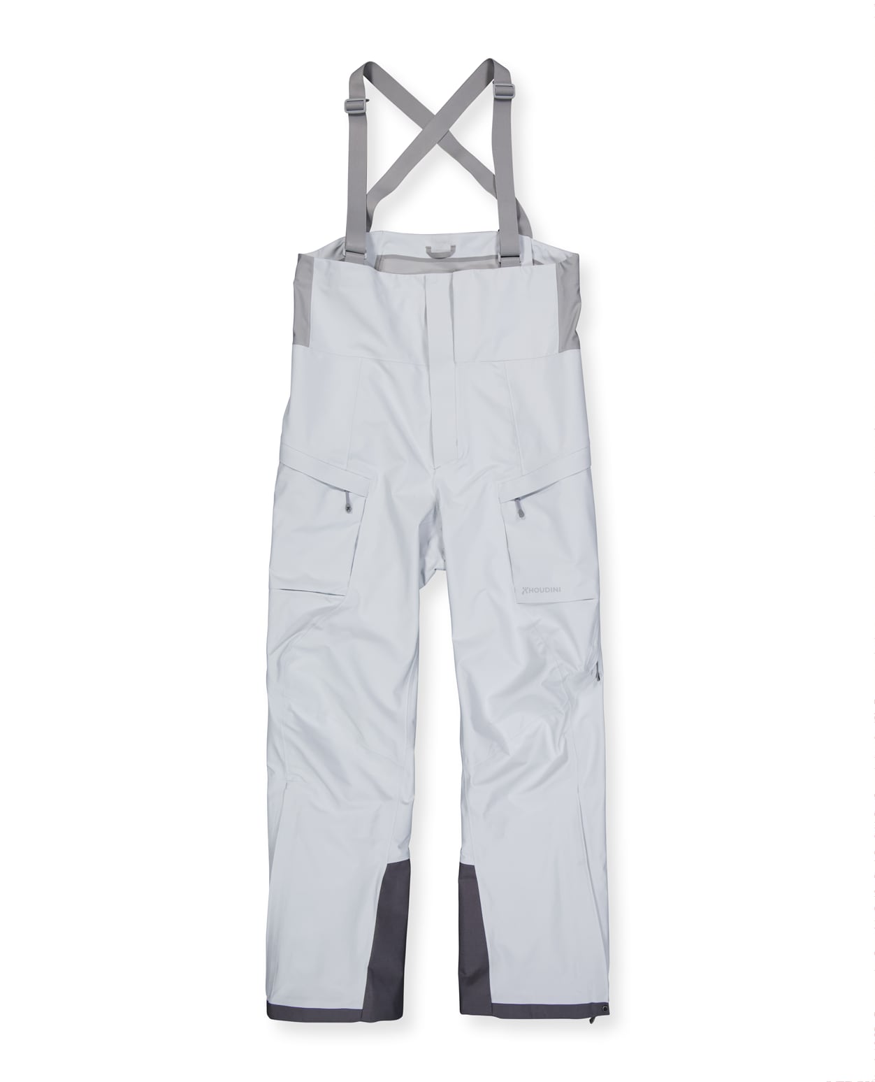 Houdini Men Rollercoaster Bib Pants Glacier Gray