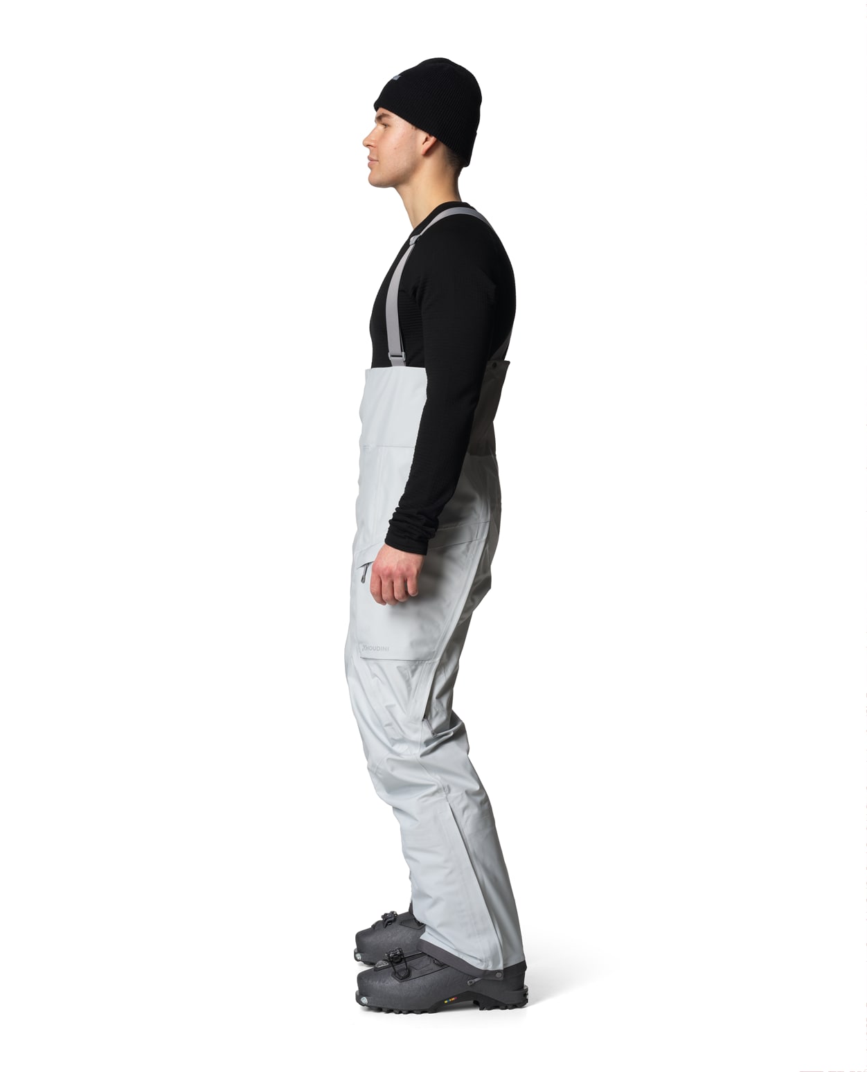 Houdini Men Rollercoaster Bib Pants Glacier Gray