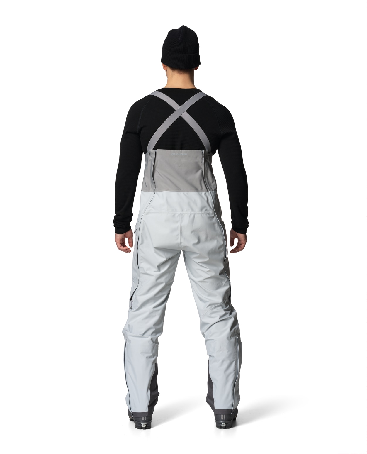 Houdini Men Rollercoaster Bib Pants Glacier Gray