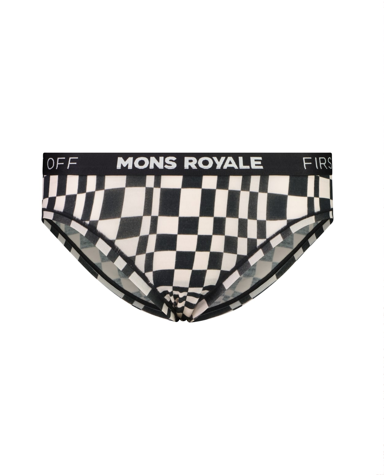 Mons Royale W Folo Brief Checkers