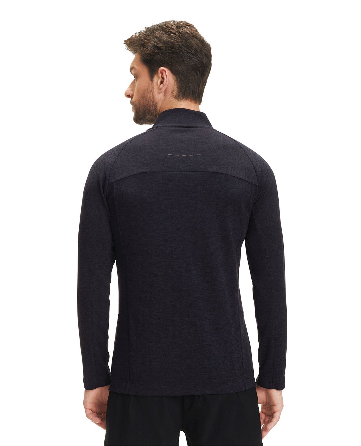 Falke M Core 1/2 Zip Warm Up Shirt Black