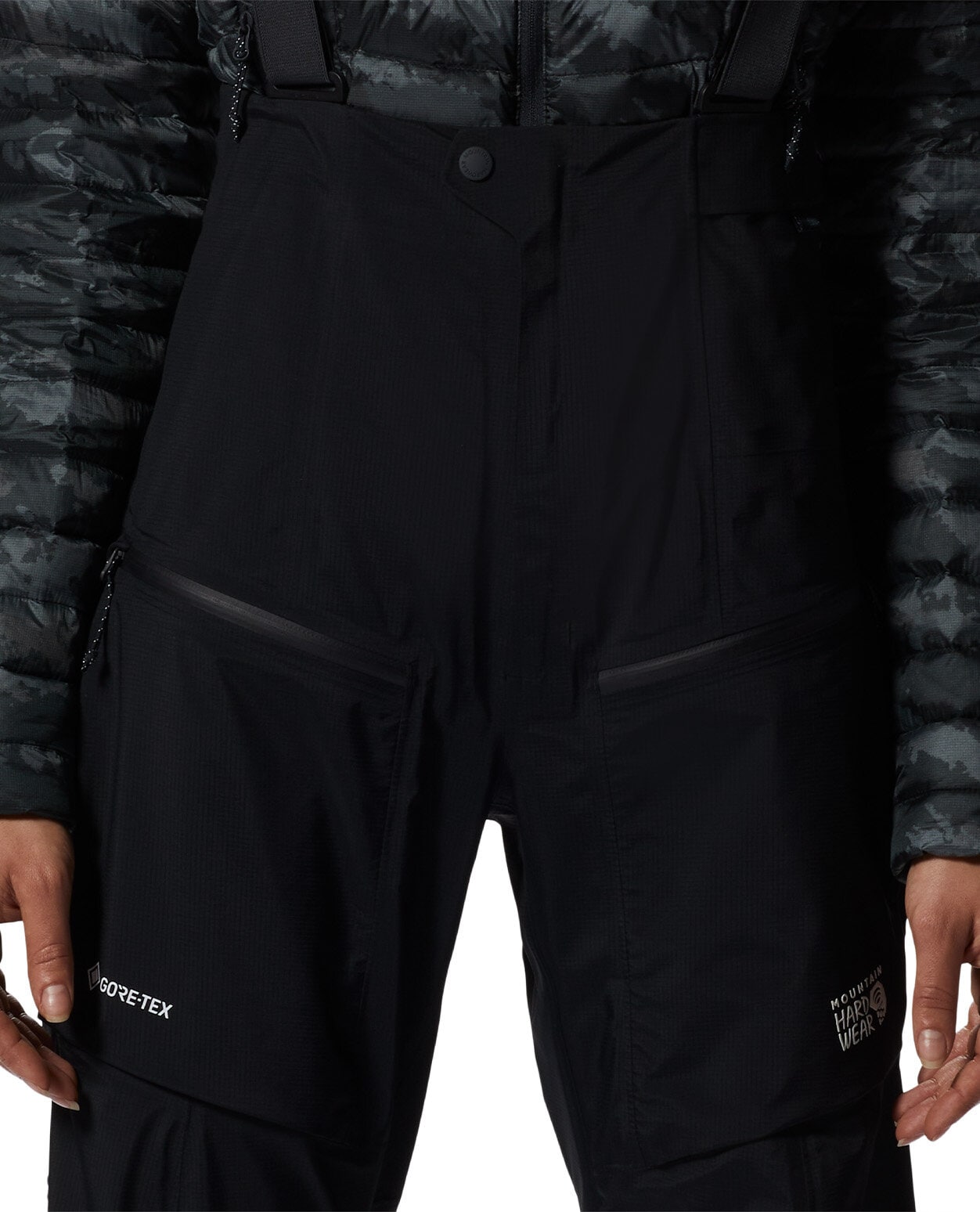 Mountain Hardwear W High Exposure ™ Gore-Tex® C-knit Bib Pants Black