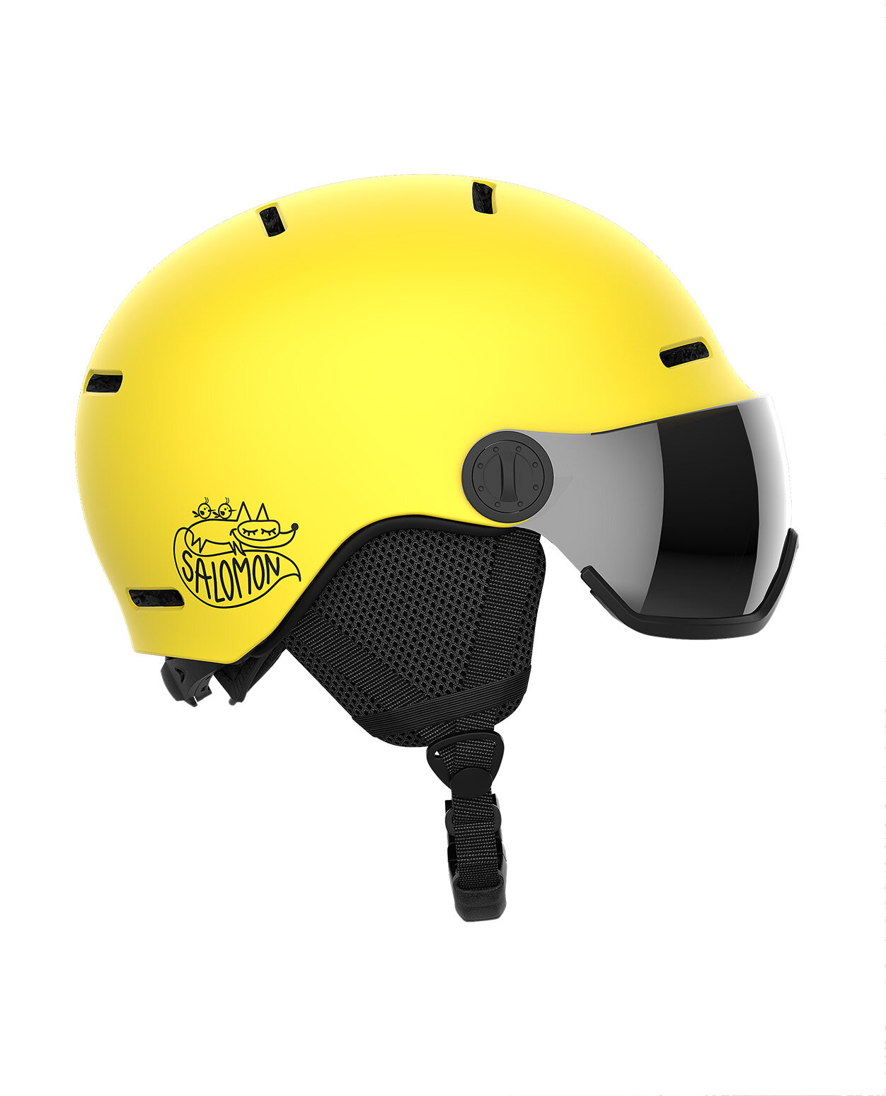 Salomon Junior Orka Visor Yellow/Uni Flash Silver