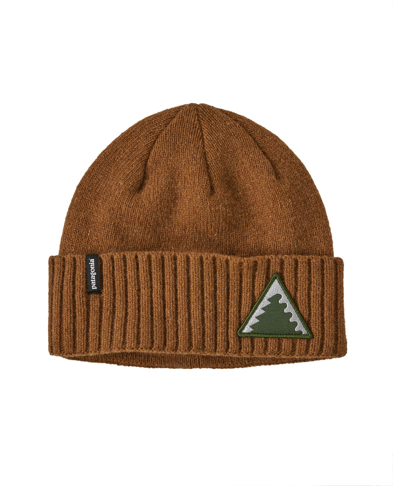 Patagonia Brodeo Beanie Dawn Tracks Patch: Shelter Brown