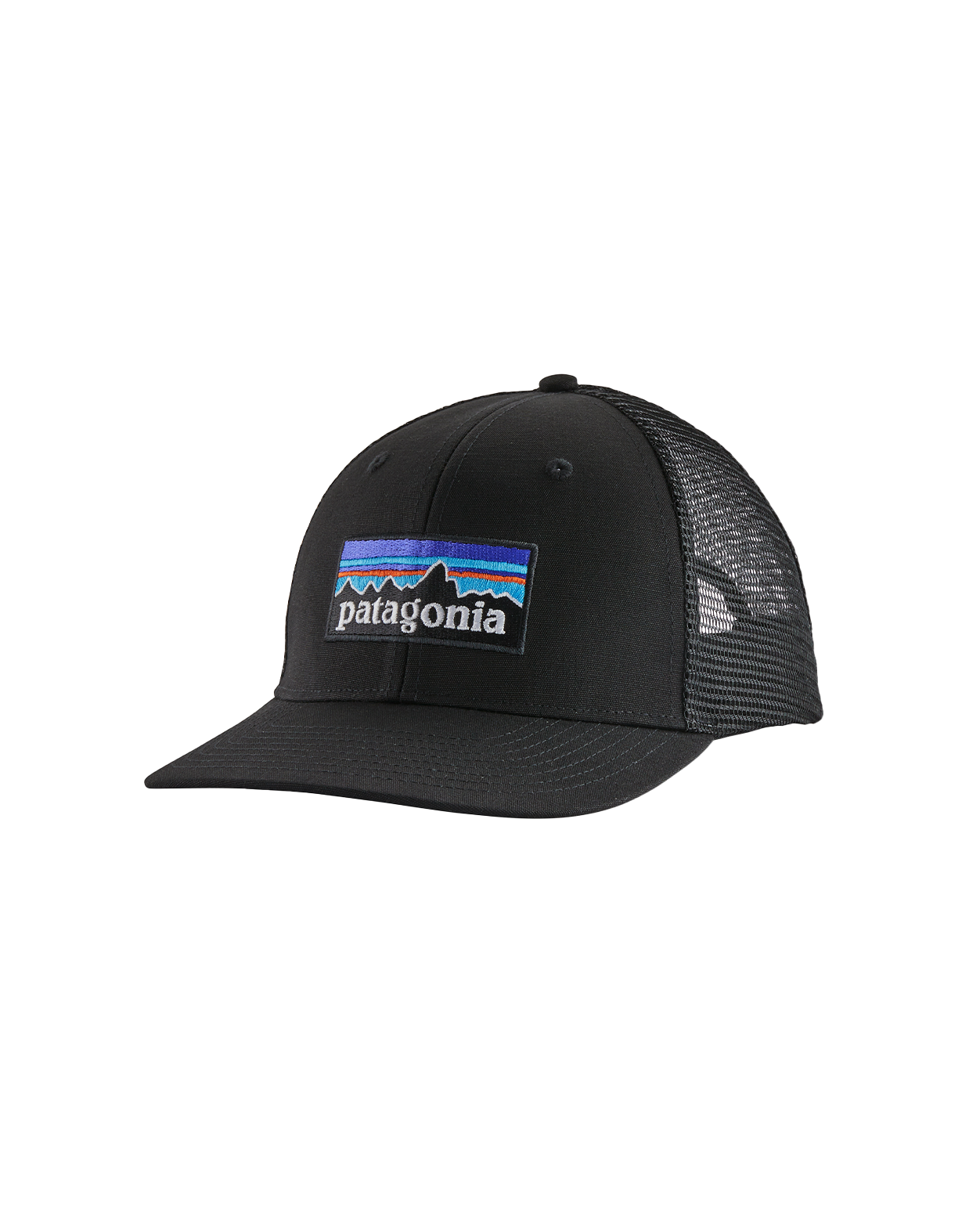 Patagonia P-6 Logo Trucker Hat Black