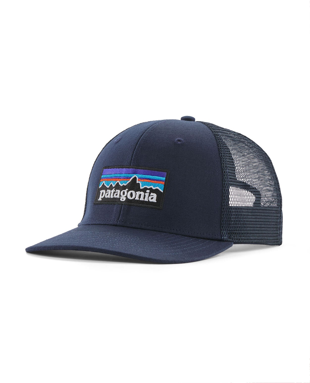 Patagonia P-6 Logo Trucker Hat New Navy