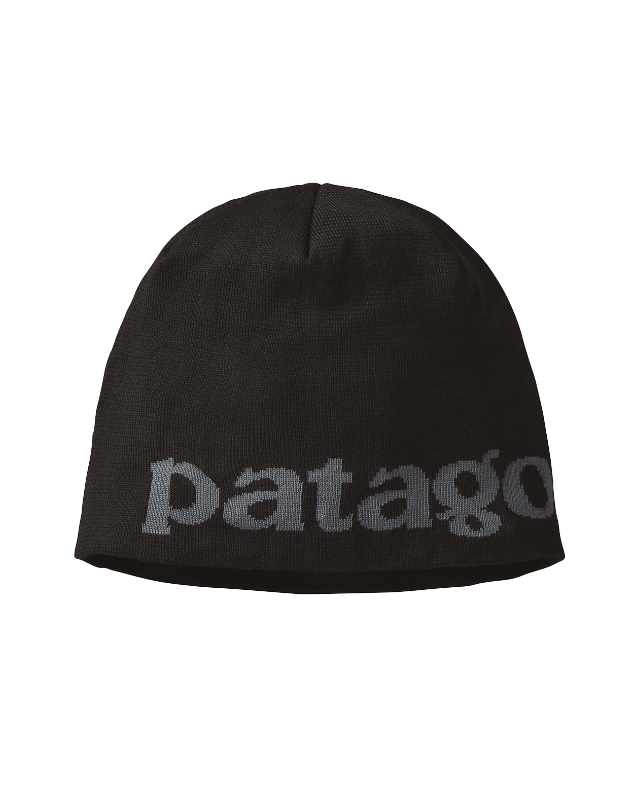 Patagonia Beanie Hat Logo Belwe Black