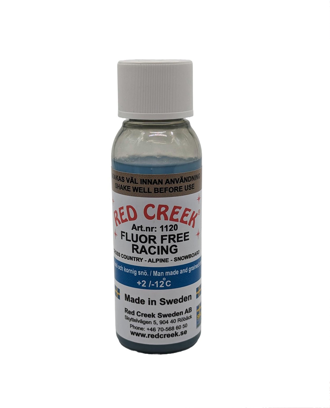 Red Creek Flourfri Racing Blå +2º/-12º 90ml