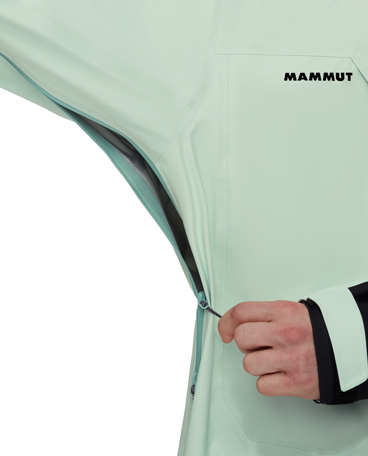 Mammut M Haldigrat Air HS Hooded Jacket Neo-Mint Black