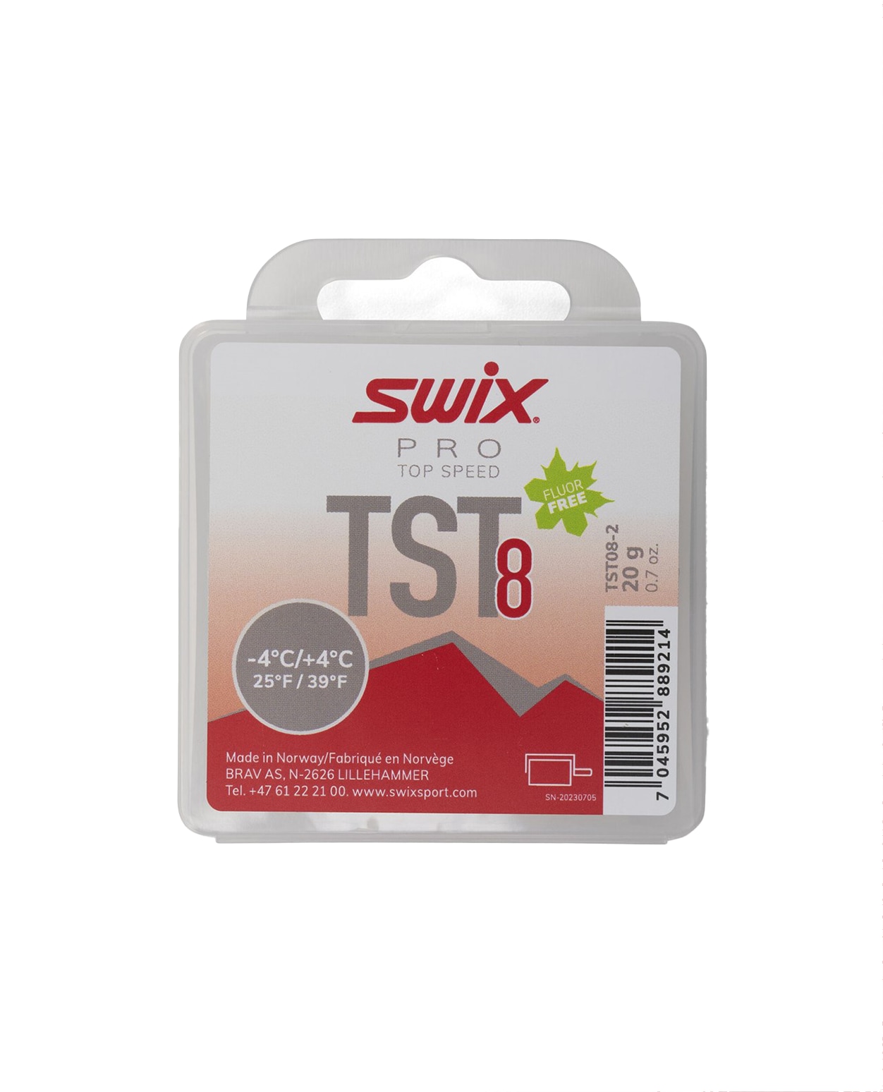 Swix TST8 Red -4°C/+4°C 20g