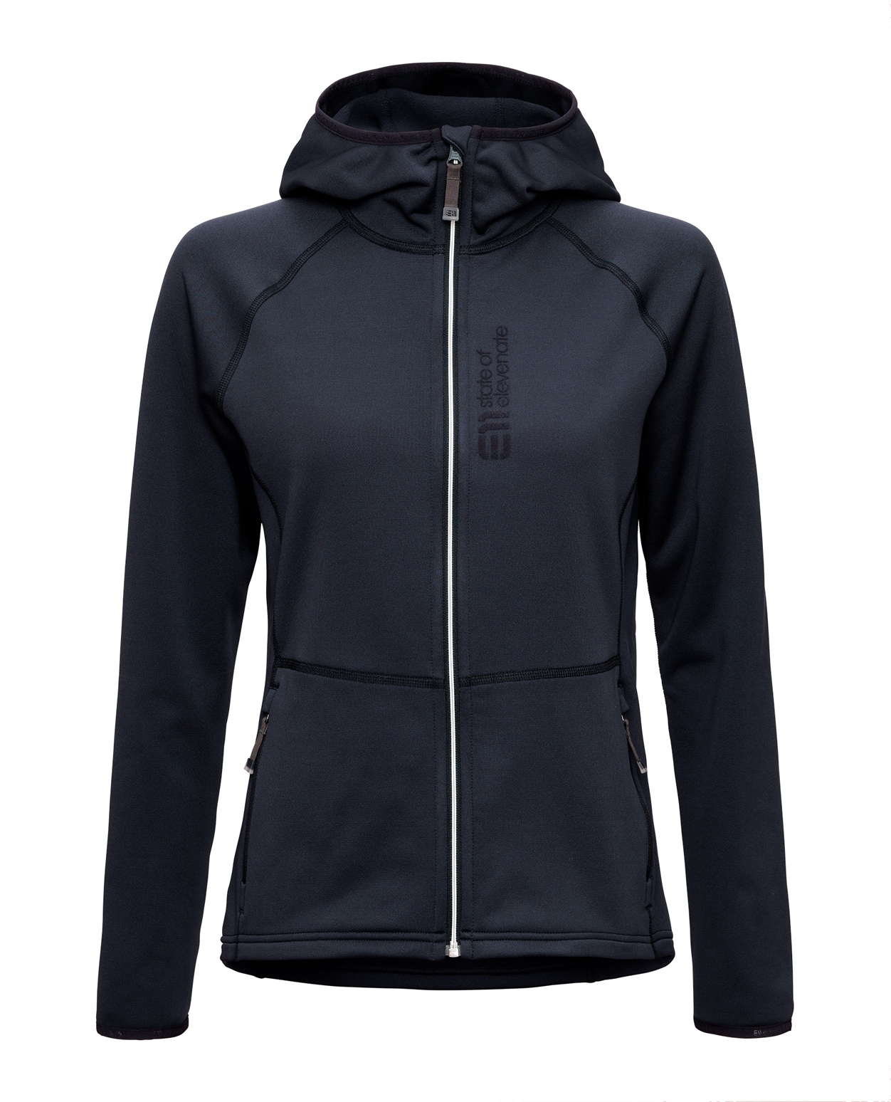 Elevenate Women Skiers Fleece Hood Dark Navy