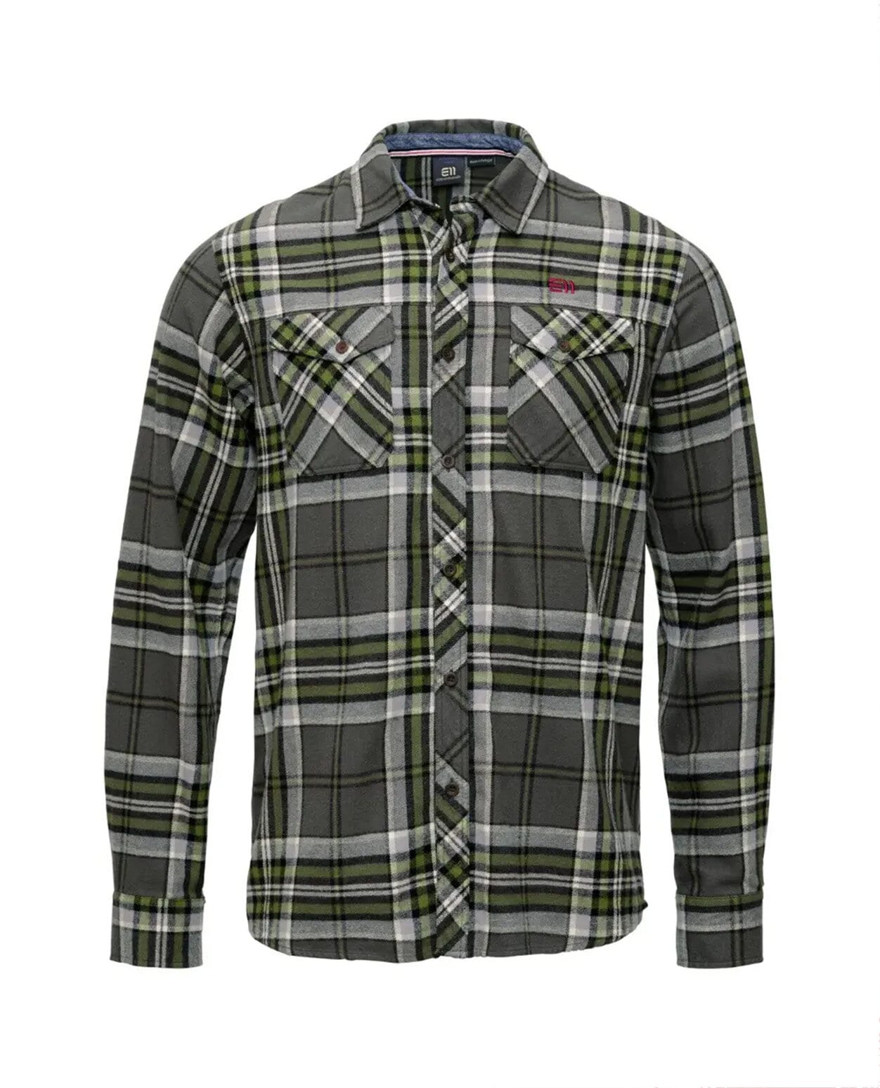 Elevenate Men Cham Shirt Gray Green