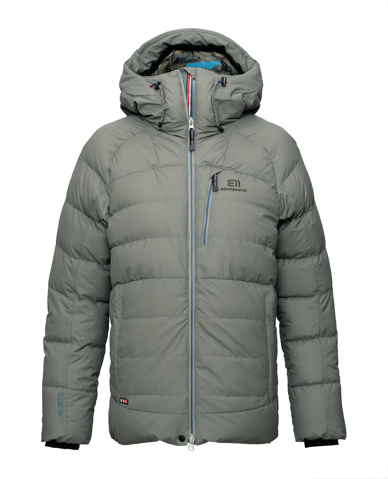 Elevenate Women Combin Down Jacket Gray Green