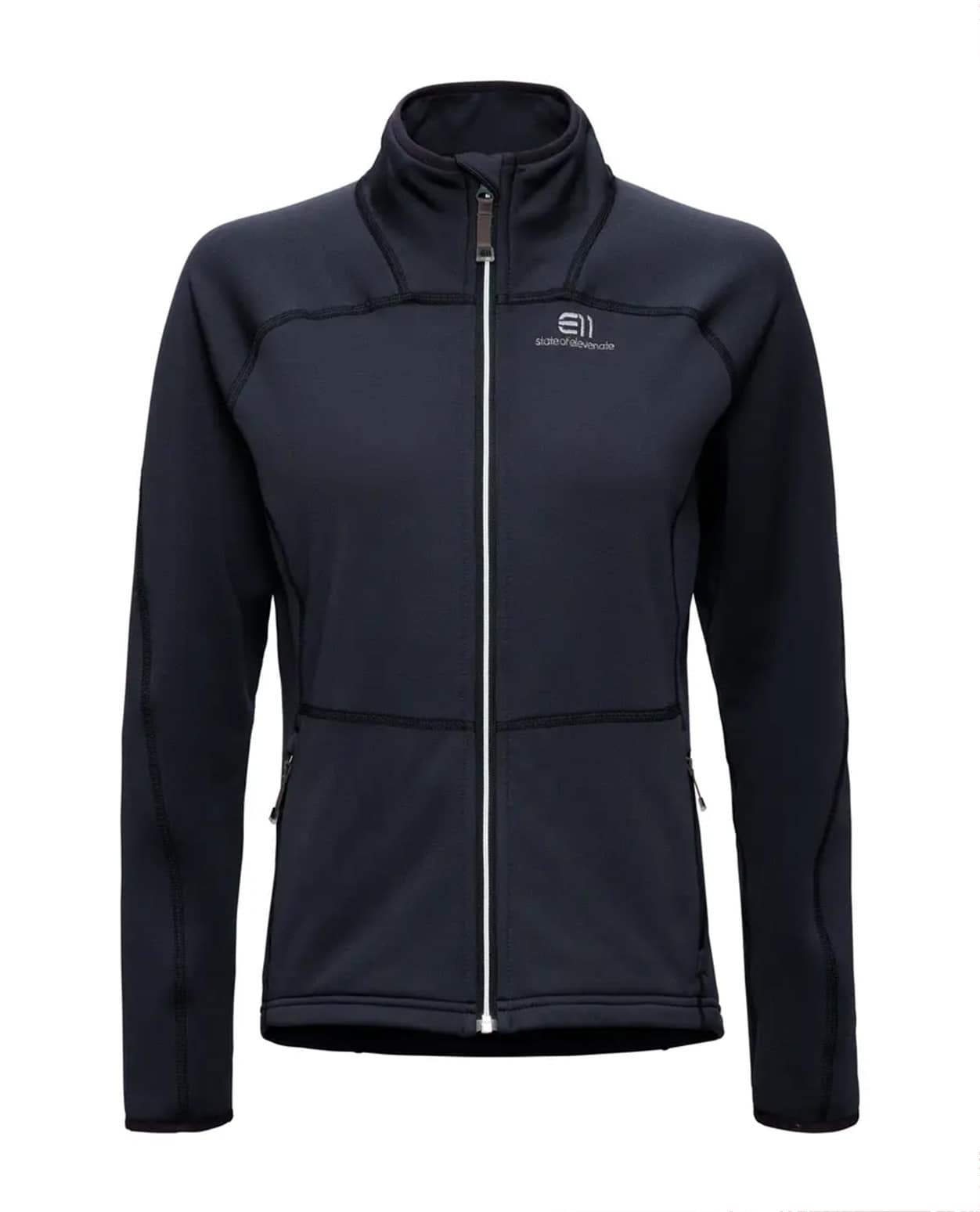 Elevenate Women Skiers Fleece Zip Dark Ink