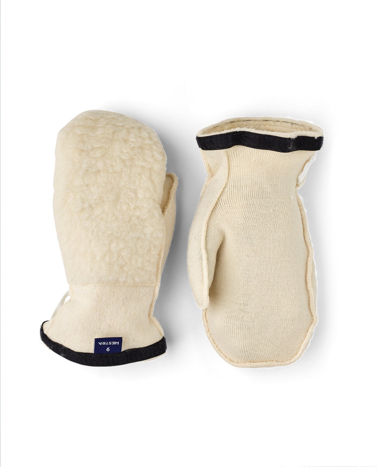 Hestra Ski Wool Liner - mitt Offwhite