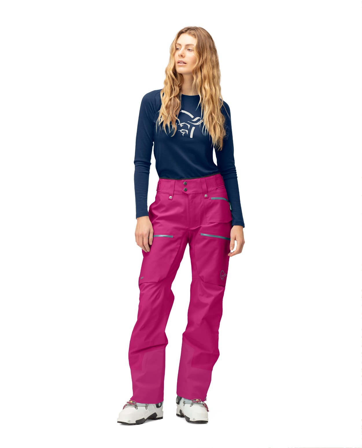 Norröna Women Lofoten Gore-Tex Pro Pants Festival Fuchsia