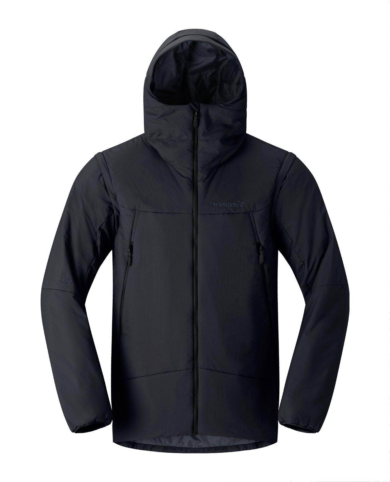 Norröna Men Møre Thermo60 Aero200 Jacket Caviar Black