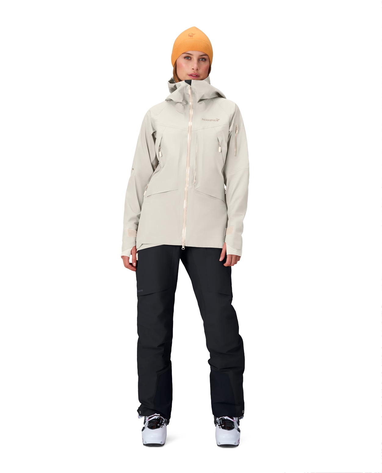 Norröna Women Møre Gore-Tex Jacket Oatmeal