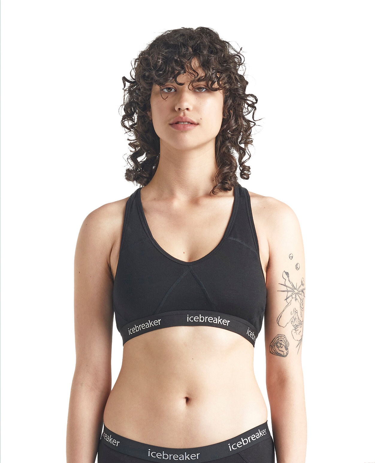 Icebreaker Women Merino 125 Cool-Lite Sprite Racerback Bra Black